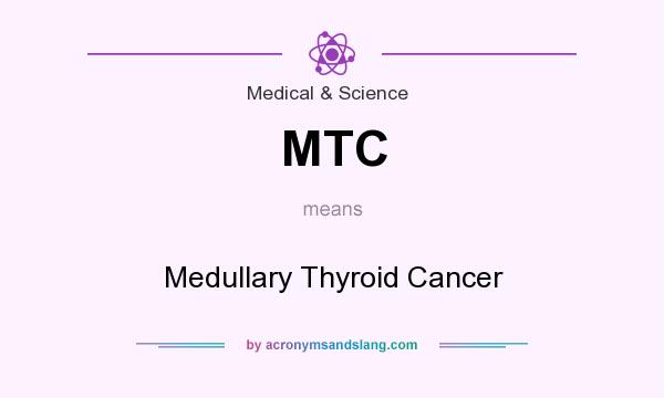 What does MTC mean? It stands for Medullary Thyroid Cancer