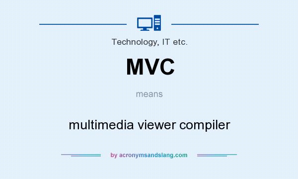 What does MVC mean? It stands for multimedia viewer compiler