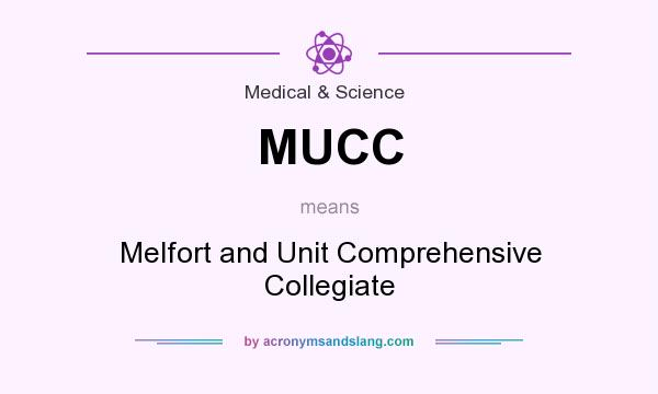 What does MUCC mean? It stands for Melfort and Unit Comprehensive Collegiate