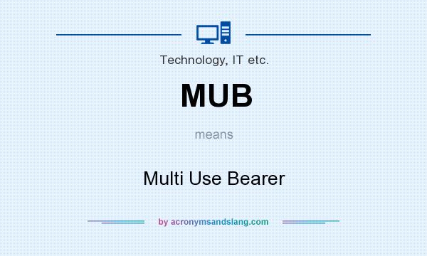 What does MUB mean? It stands for Multi Use Bearer
