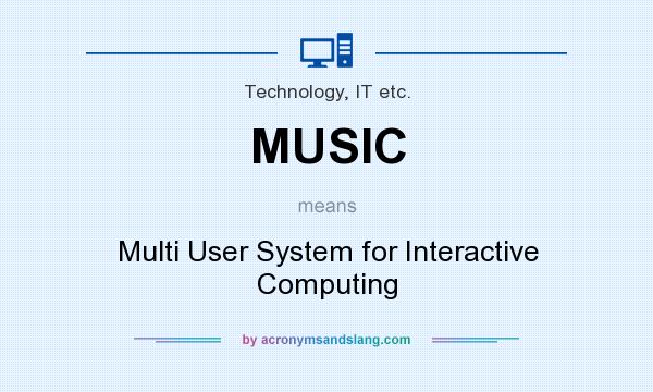 What does MUSIC mean? It stands for Multi User System for Interactive Computing