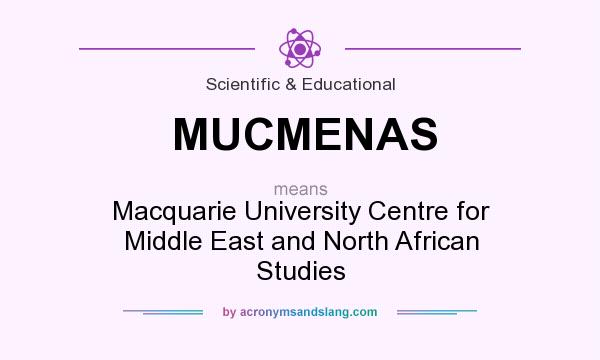 What does MUCMENAS mean? It stands for Macquarie University Centre for Middle East and North African Studies