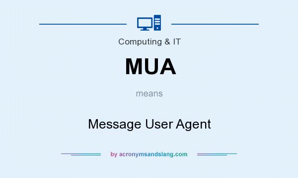 What does MUA mean? It stands for Message User Agent