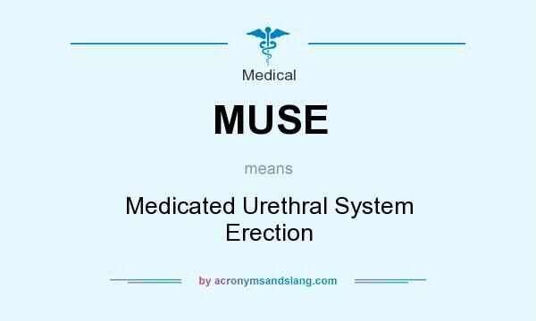 What does MUSE mean? It stands for Medicated Urethral System Erection