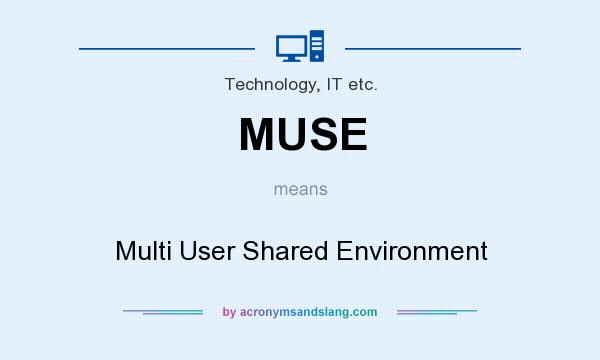 What does MUSE mean? It stands for Multi User Shared Environment