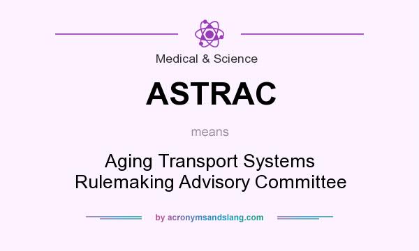 What does ASTRAC mean? It stands for Aging Transport Systems Rulemaking Advisory Committee