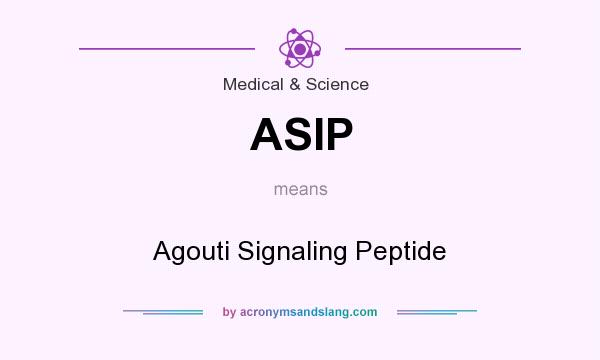 What does ASIP mean? It stands for Agouti Signaling Peptide
