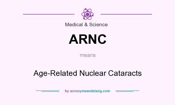 What does ARNC mean? It stands for Age-Related Nuclear Cataracts