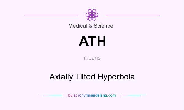 What does ATH mean? It stands for Axially Tilted Hyperbola