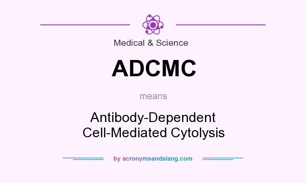 What does ADCMC mean? It stands for Antibody-Dependent Cell-Mediated Cytolysis