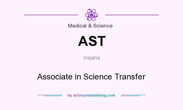 What does AST mean? It stands for Associate in Science Transfer