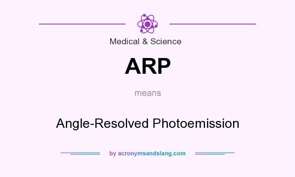 What does ARP mean? It stands for Angle-Resolved Photoemission