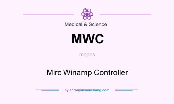 What does MWC mean? It stands for Mirc Winamp Controller