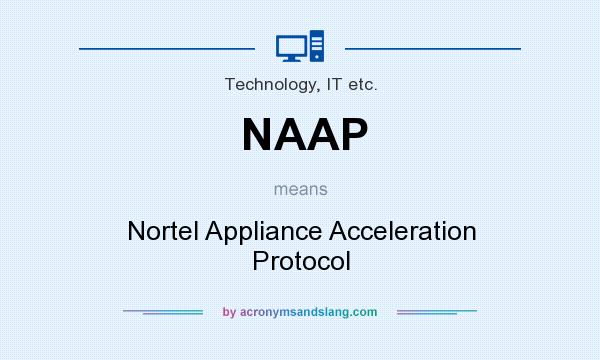 What does NAAP mean? It stands for Nortel Appliance Acceleration Protocol