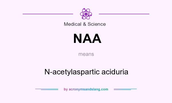 What does NAA mean? It stands for N-acetylaspartic aciduria