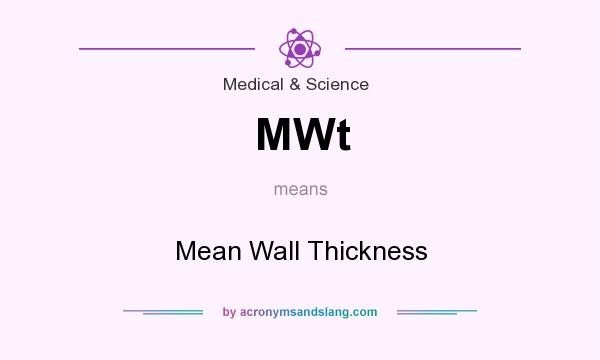 What does MWt mean? It stands for Mean Wall Thickness