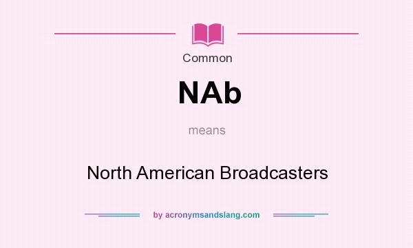 What does NAb mean? It stands for North American Broadcasters