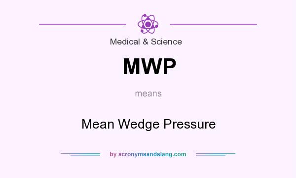 What does MWP mean? It stands for Mean Wedge Pressure