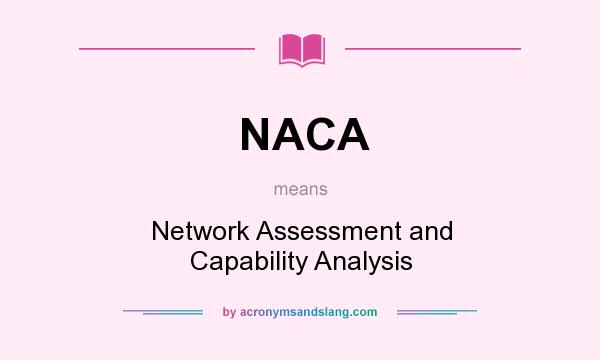 What does NACA mean? It stands for Network Assessment and Capability Analysis