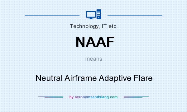 What does NAAF mean? It stands for Neutral Airframe Adaptive Flare