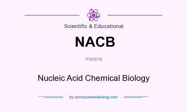 What does NACB mean? It stands for Nucleic Acid Chemical Biology