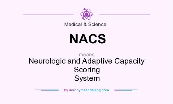 What does NACS mean? It stands for Neurologic and Adaptive Capacity Scoring System