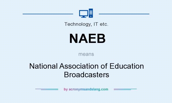 What does NAEB mean? It stands for National Association of Education Broadcasters