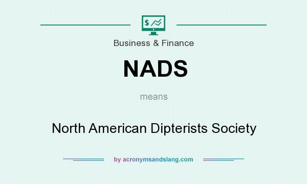 What does NADS mean? It stands for North American Dipterists Society