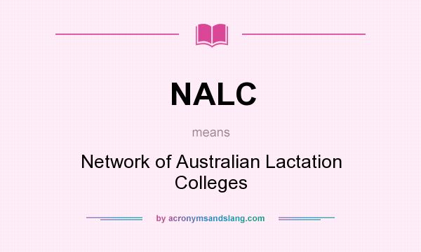 What does NALC mean? It stands for Network of Australian Lactation Colleges
