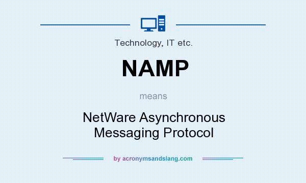 What does NAMP mean? It stands for NetWare Asynchronous Messaging Protocol