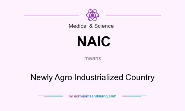 What does NAIC mean? It stands for Newly Agro Industrialized Country