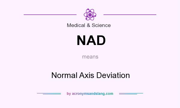 What does NAD mean? It stands for Normal Axis Deviation