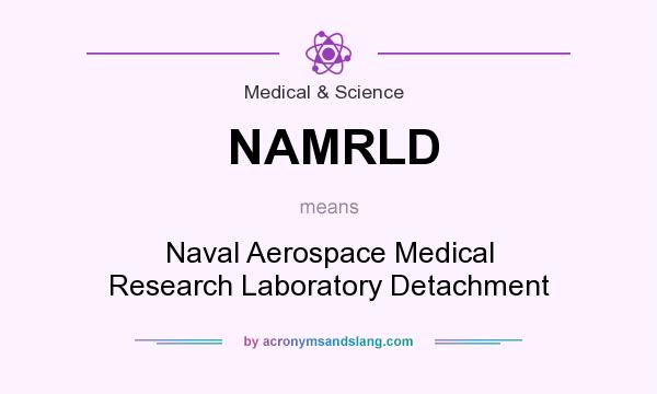 What does NAMRLD mean? It stands for Naval Aerospace Medical Research Laboratory Detachment