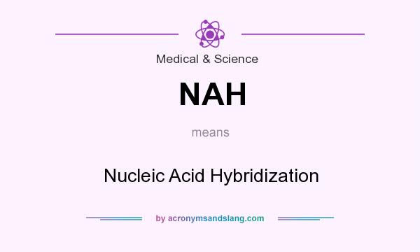 What does NAH mean? It stands for Nucleic Acid Hybridization
