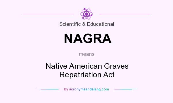 What does NAGRA mean? It stands for Native American Graves Repatriation Act