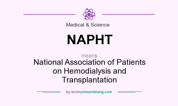 What does NAPHT mean? It stands for National Association of Patients on Hemodialysis and Transplantation