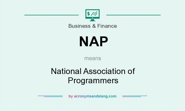What does NAP mean? It stands for National Association of Programmers