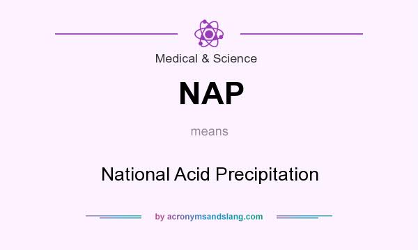 What does NAP mean? It stands for National Acid Precipitation