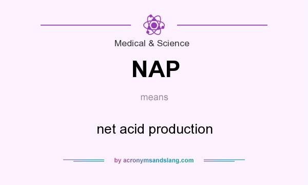 What does NAP mean? It stands for net acid production