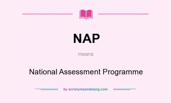 What does NAP mean? It stands for National Assessment Programme
