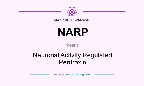 What does NARP mean? It stands for Neuronal Activity Regulated Pentraxin
