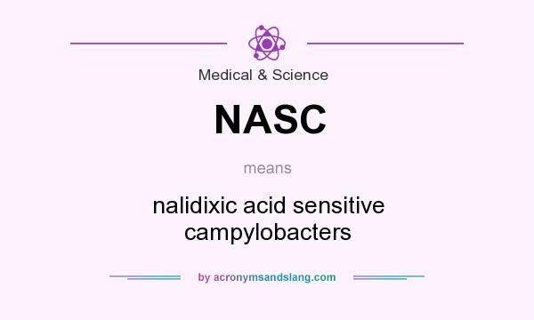 What does NASC mean? It stands for nalidixic acid sensitive campylobacters