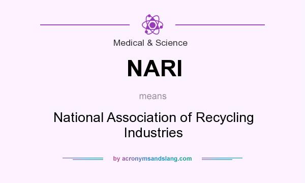 What does NARI mean? It stands for National Association of Recycling Industries