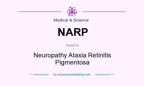 What does NARP mean? It stands for Neuropathy Ataxia Retinitis Pigmentosa
