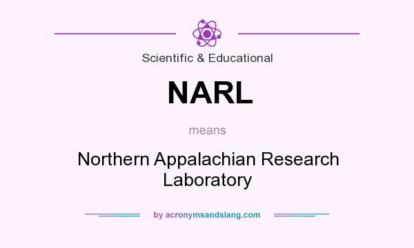 What does NARL mean? It stands for Northern Appalachian Research Laboratory