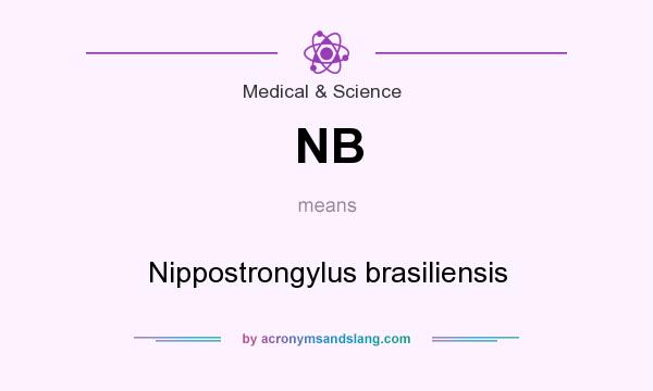 What does NB mean? It stands for Nippostrongylus brasiliensis