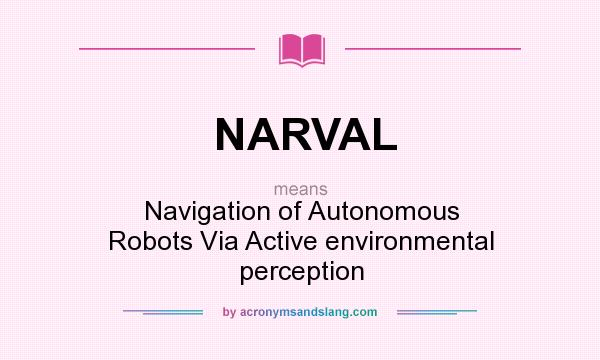 What does NARVAL mean? It stands for Navigation of Autonomous Robots Via Active environmental perception