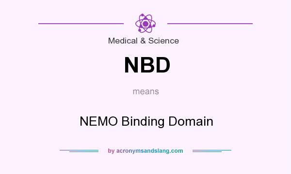 What does NBD mean? It stands for NEMO Binding Domain
