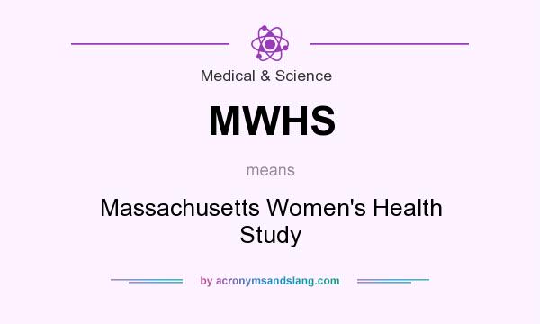 What does MWHS mean? It stands for Massachusetts Women`s Health Study