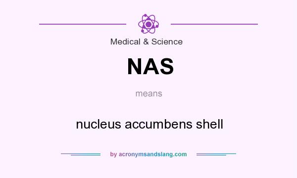 What does NAS mean? It stands for nucleus accumbens shell